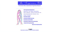 Desktop Screenshot of forgivenessweb.com